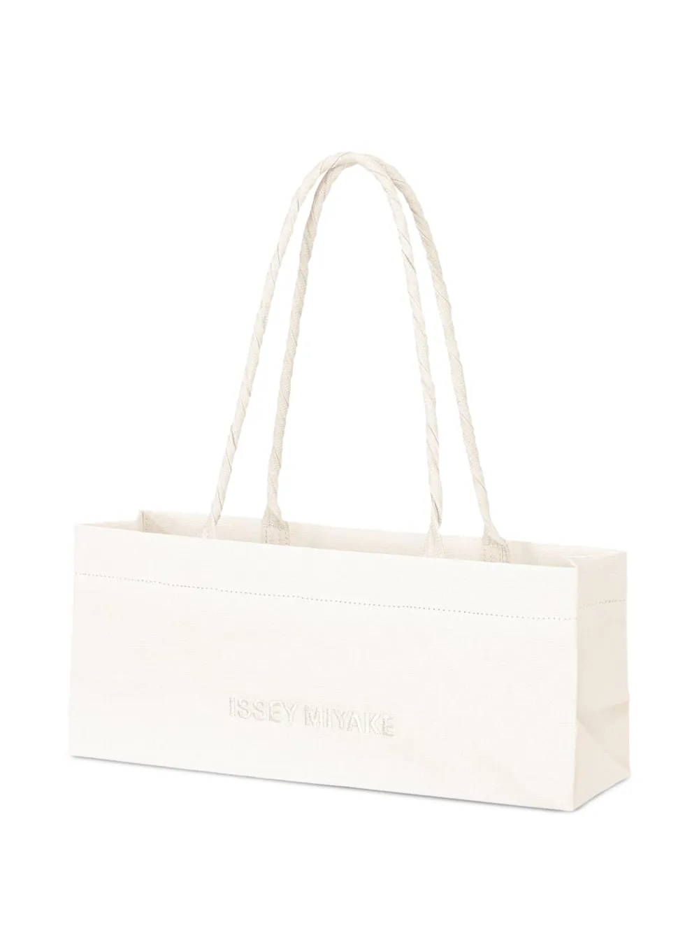 Issey Miyake twisted handle shoulder bag - Bianco