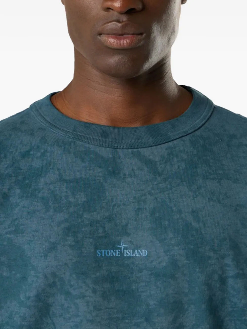 Stone Island T-shirt met lange mouwen Blauw