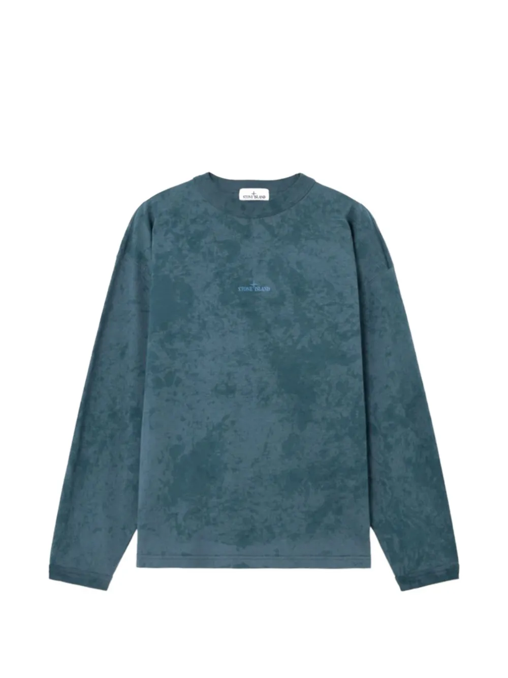 Stone Island long-sleeve graphic T-shirt - Blu