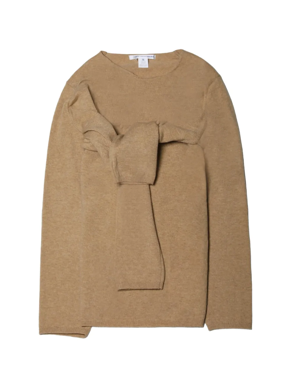 Comme Des Garçons Shirt knotted-sleeve sweater Bruin