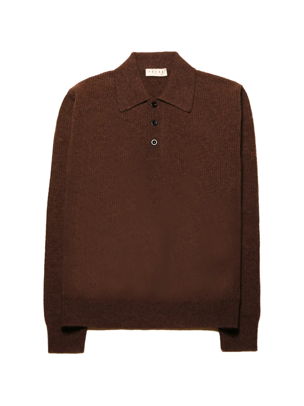 Paura Palermo knitted polo shirt - Marrone