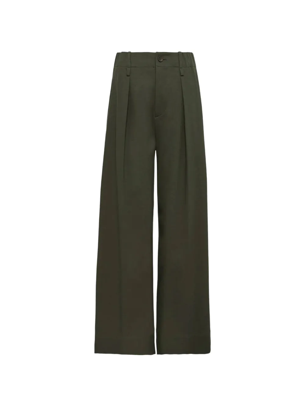 Issey Miyake pleated trousers - Verde
