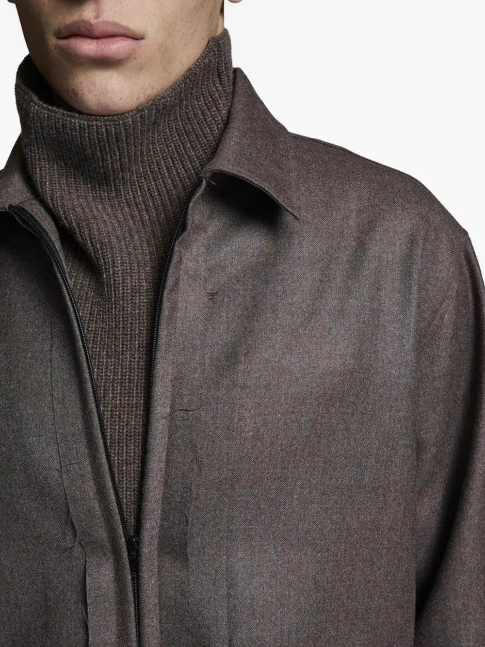 Zip Shirt Jacket