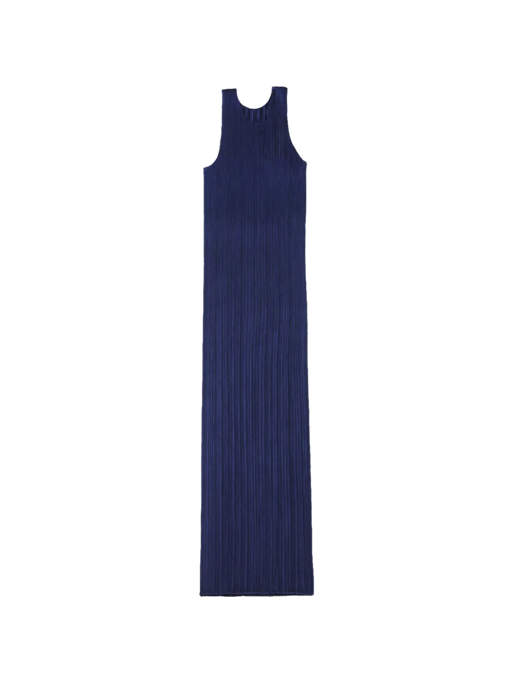 Pleats Please Issey Miyake pleated midi dress - Blu