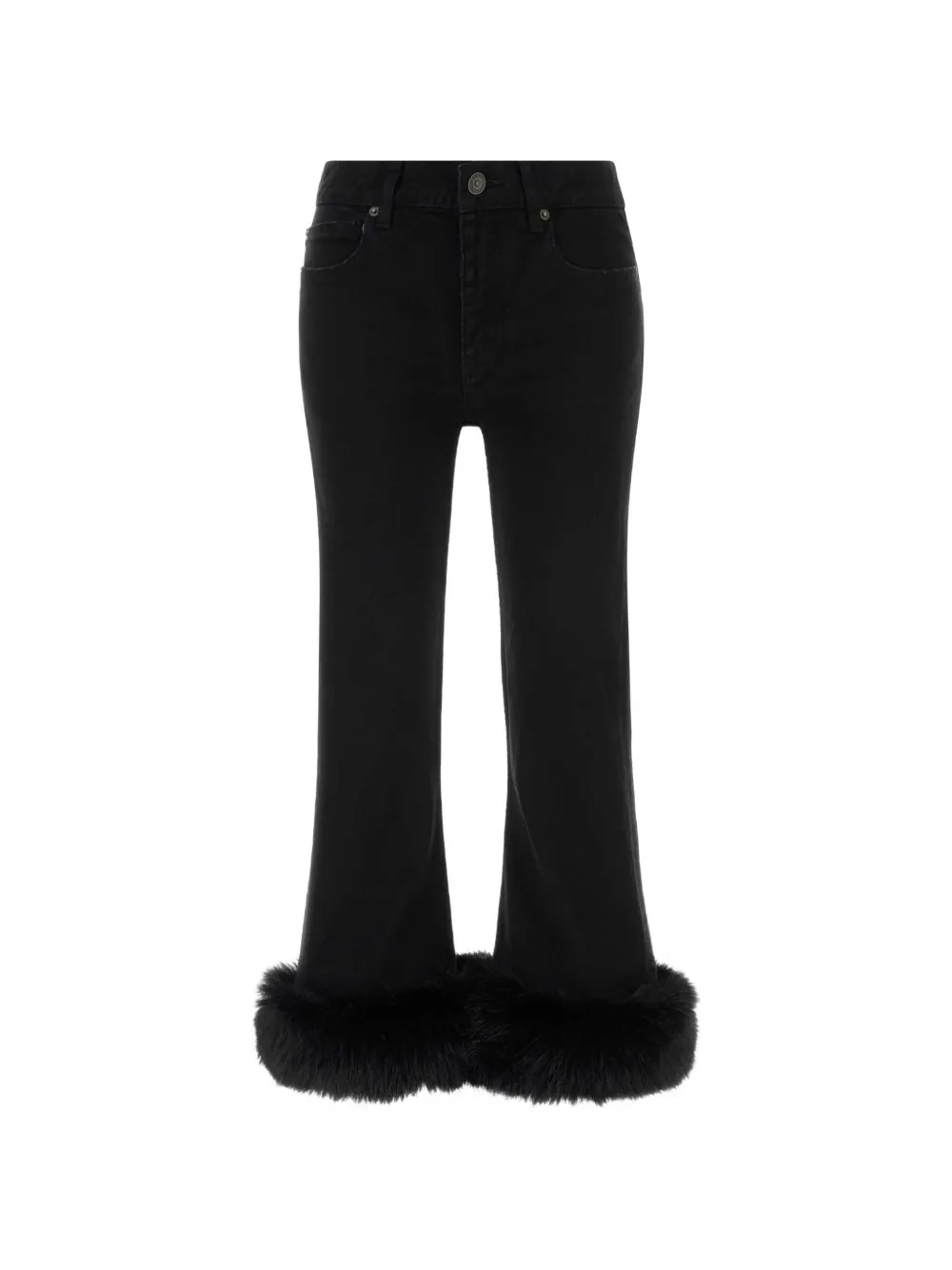 Balenciaga Ausgestellte Capri-Jeans - Schwarz