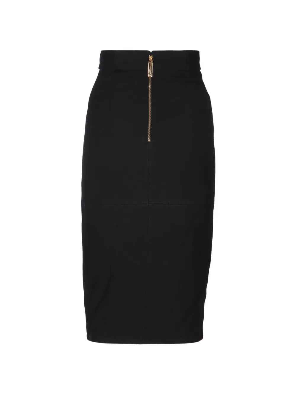  Elisabetta Franchi Belted Midi Skirt - Black 