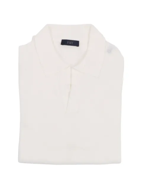 Fay knitted polo shirt