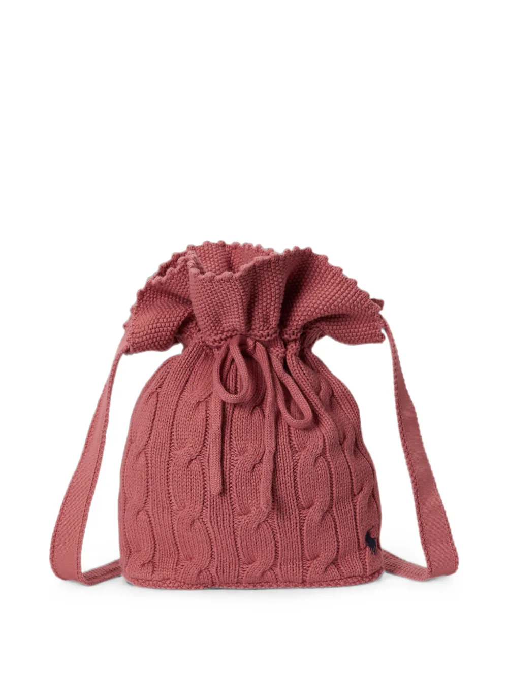 POLO RALPH LAUREN KIDS Borsa a spalla intrecciata - Rosa