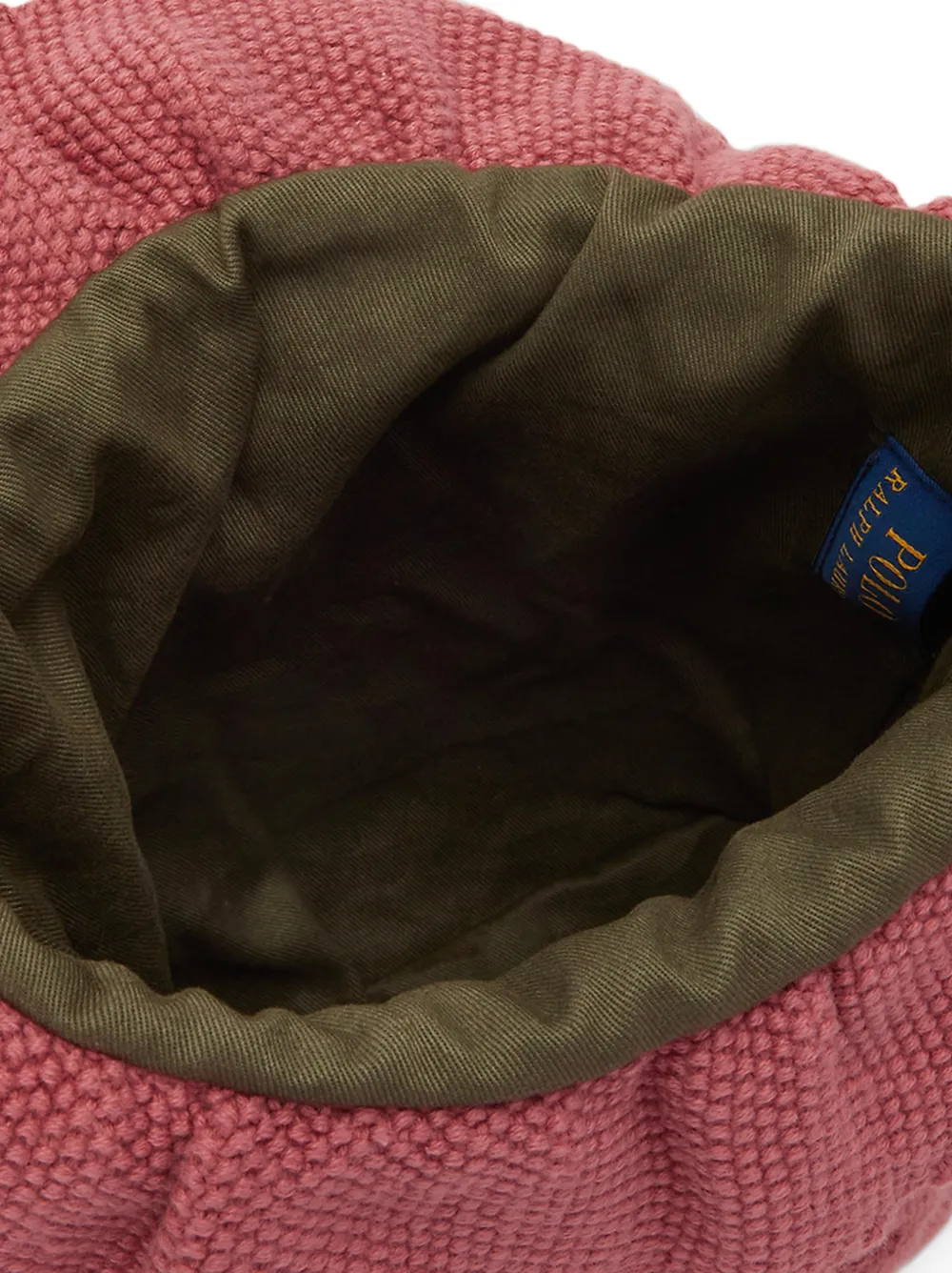 POLO RALPH LAUREN KIDS Kabelgebreide schoudertas Roze