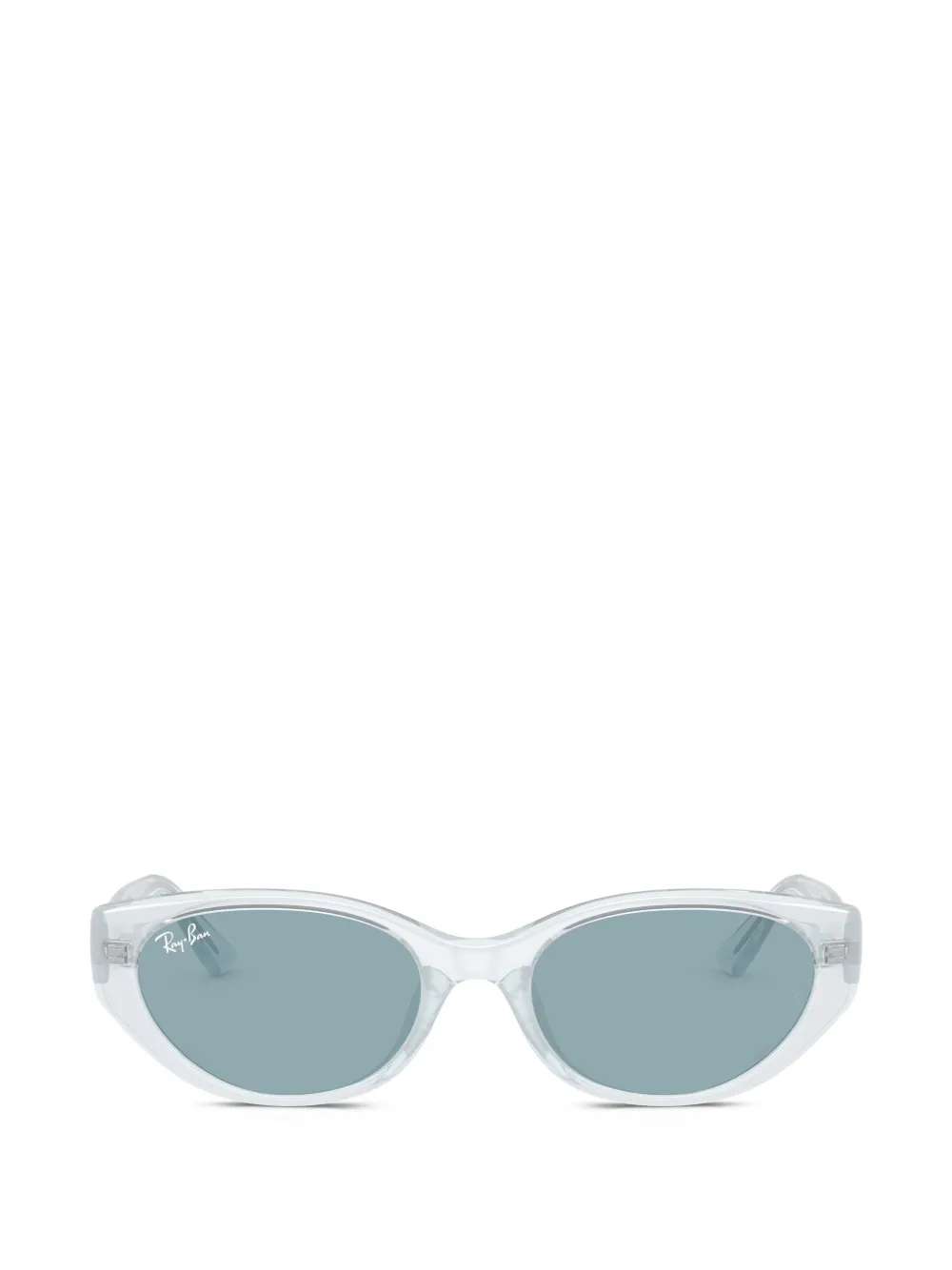 Ray-Ban oval-frame sunglasses - Bianco