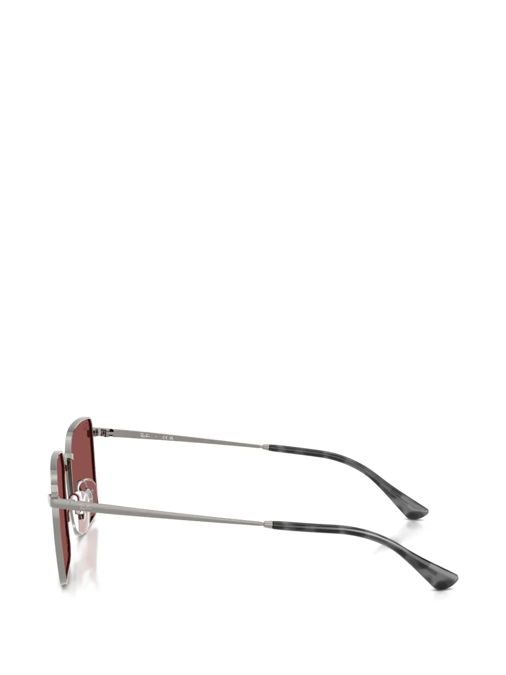 Ray-Ban Idan zonnebril met vierkant montuur Zilver