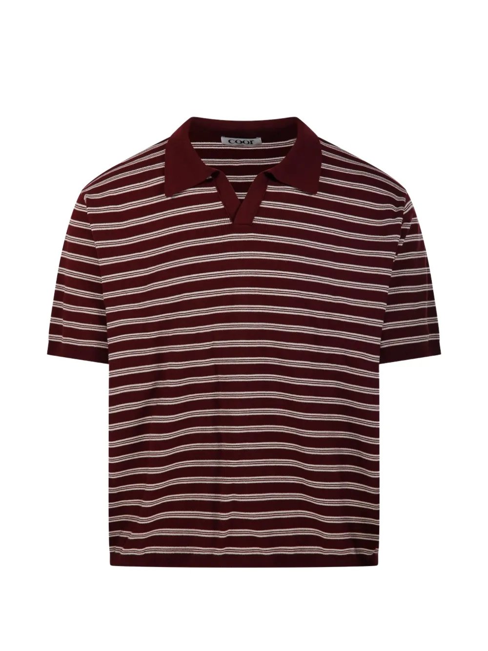 Coor Striped-pattern Polo Shirt In Multi