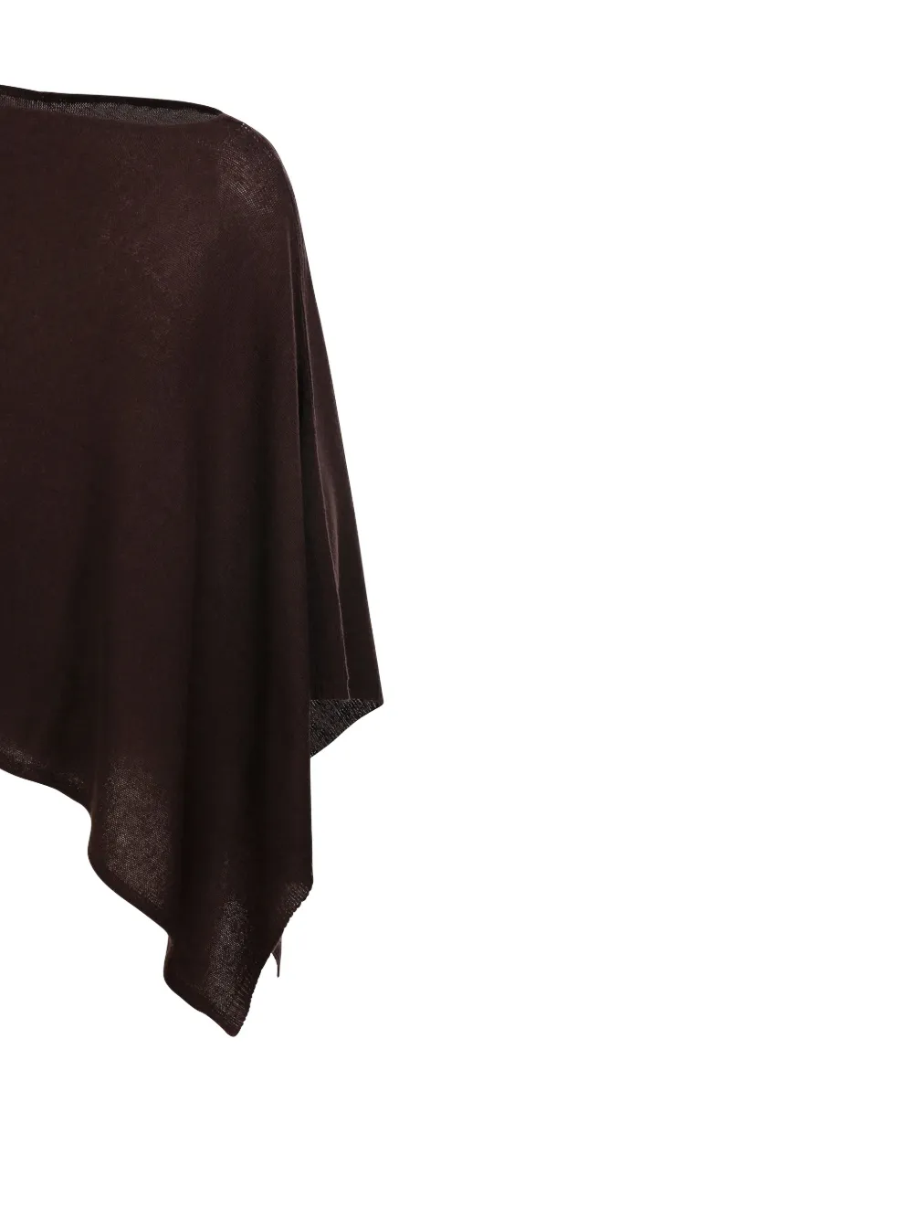 BeYou Gedrapeerde poncho Bruin