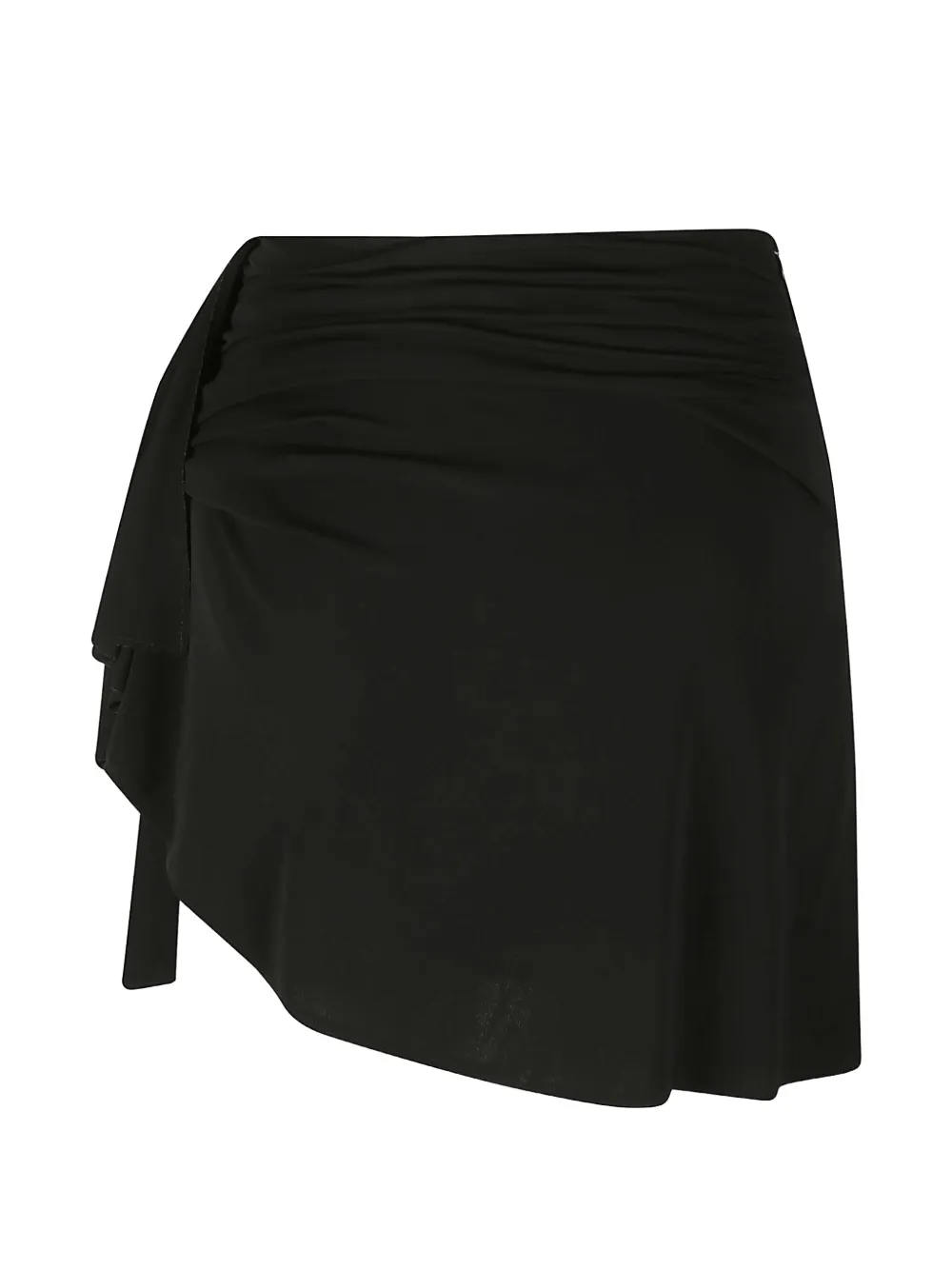  Iro Draped Mini Skirt - Black 