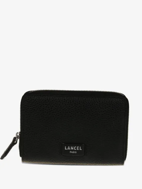 Lancel zip leather wallet