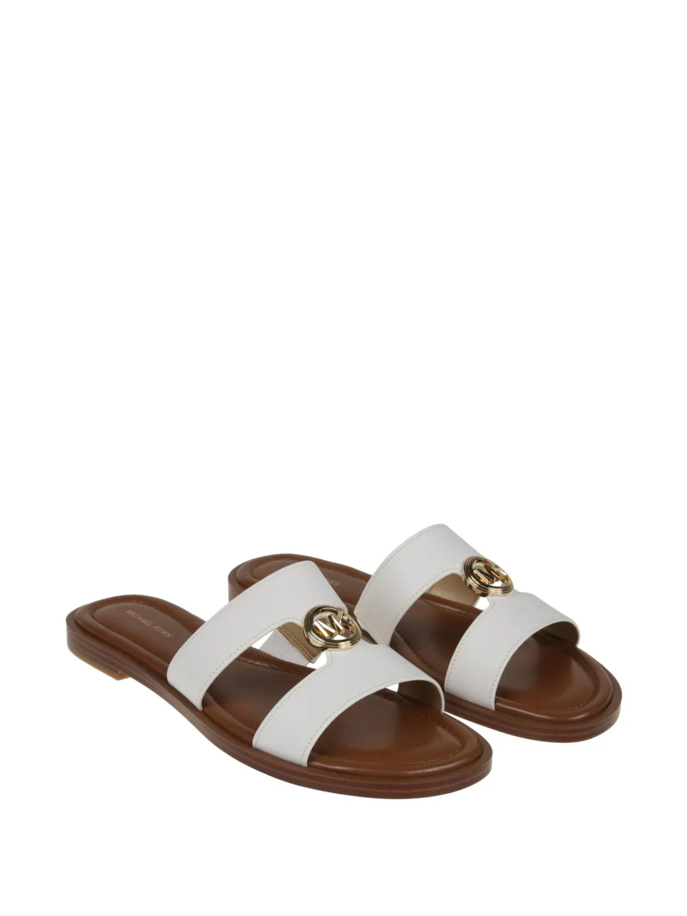 Michael Kors Sandalen met logodetail Wit