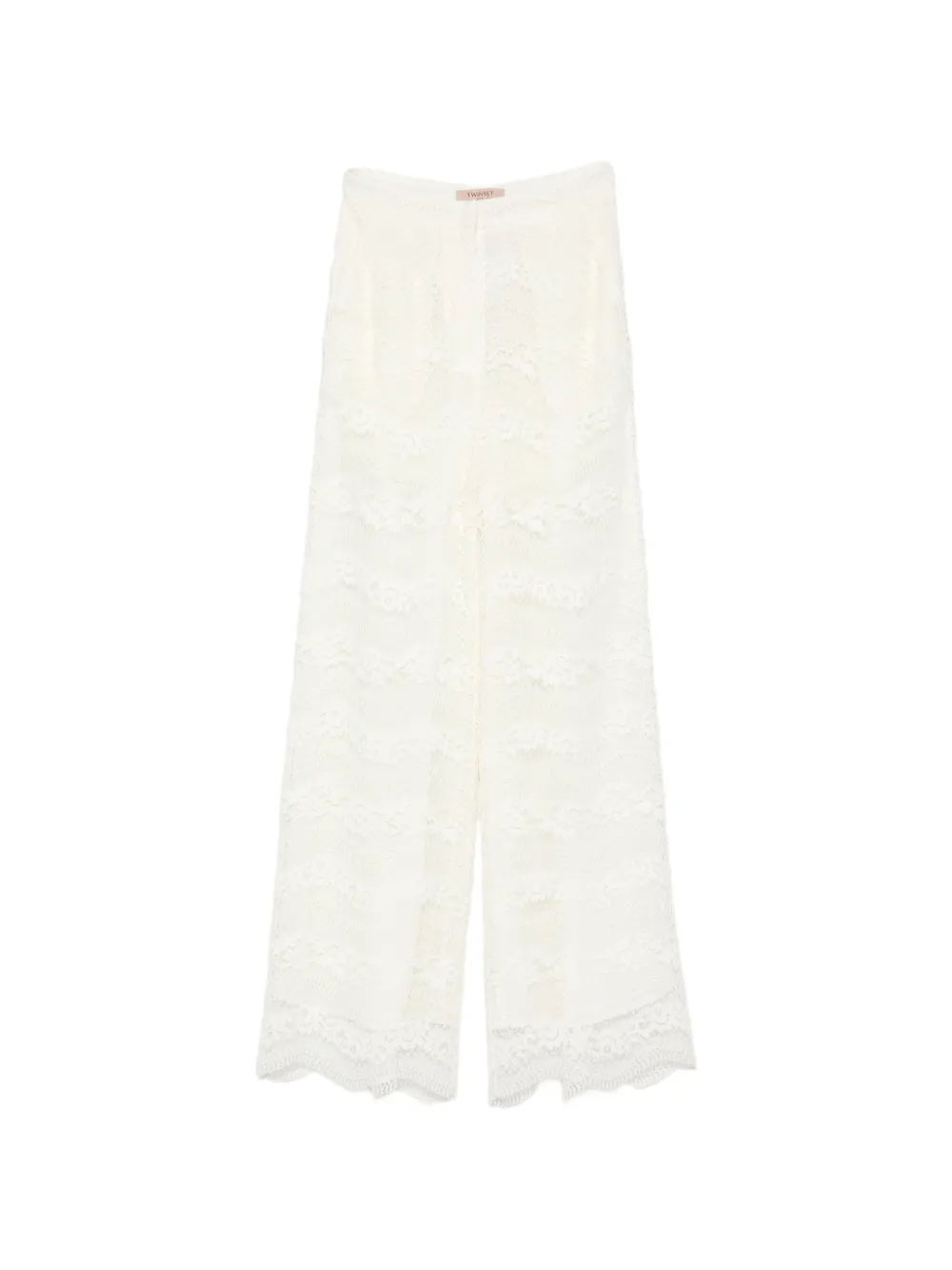 TWINSET lace trousers - Bianco