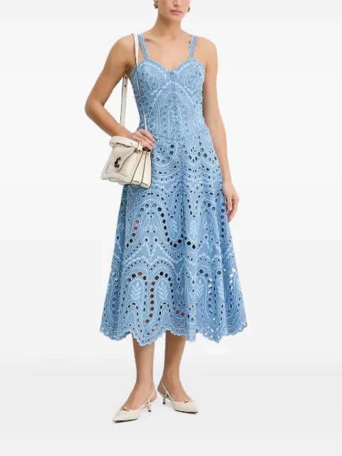 Charo Ruiz Ibiza Solace broderie-anglaise scalloped-trim dress