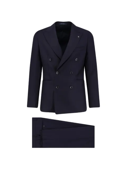 Tagliatore double-breasted peak lapel suit