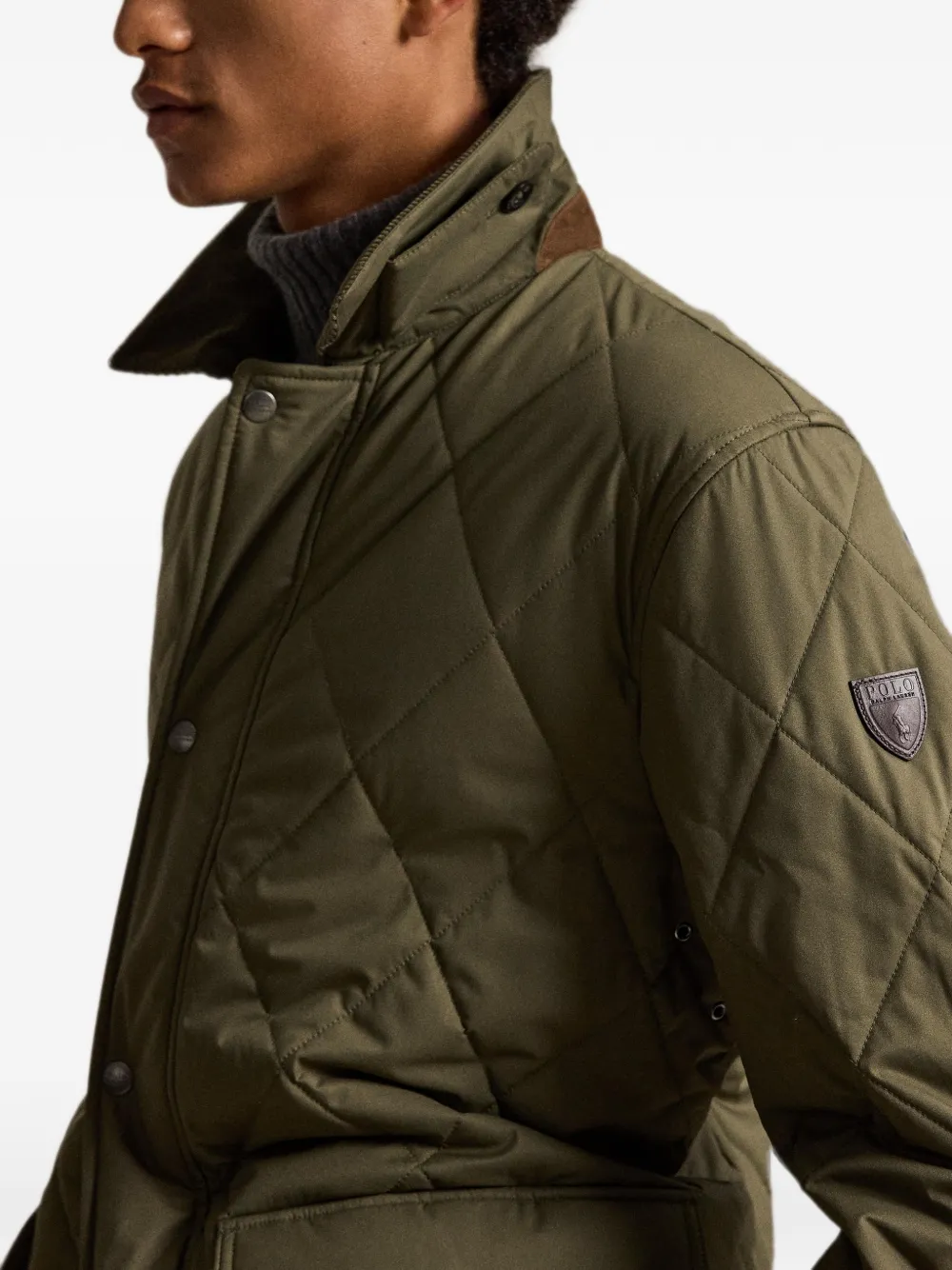 Polo Ralph Lauren Gewatteerd jack Groen