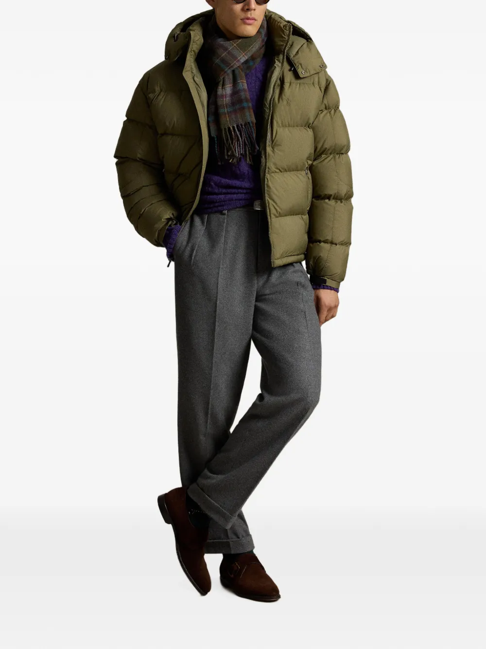 Polo Ralph Lauren Graham gewatteerd jack met capuchon Groen