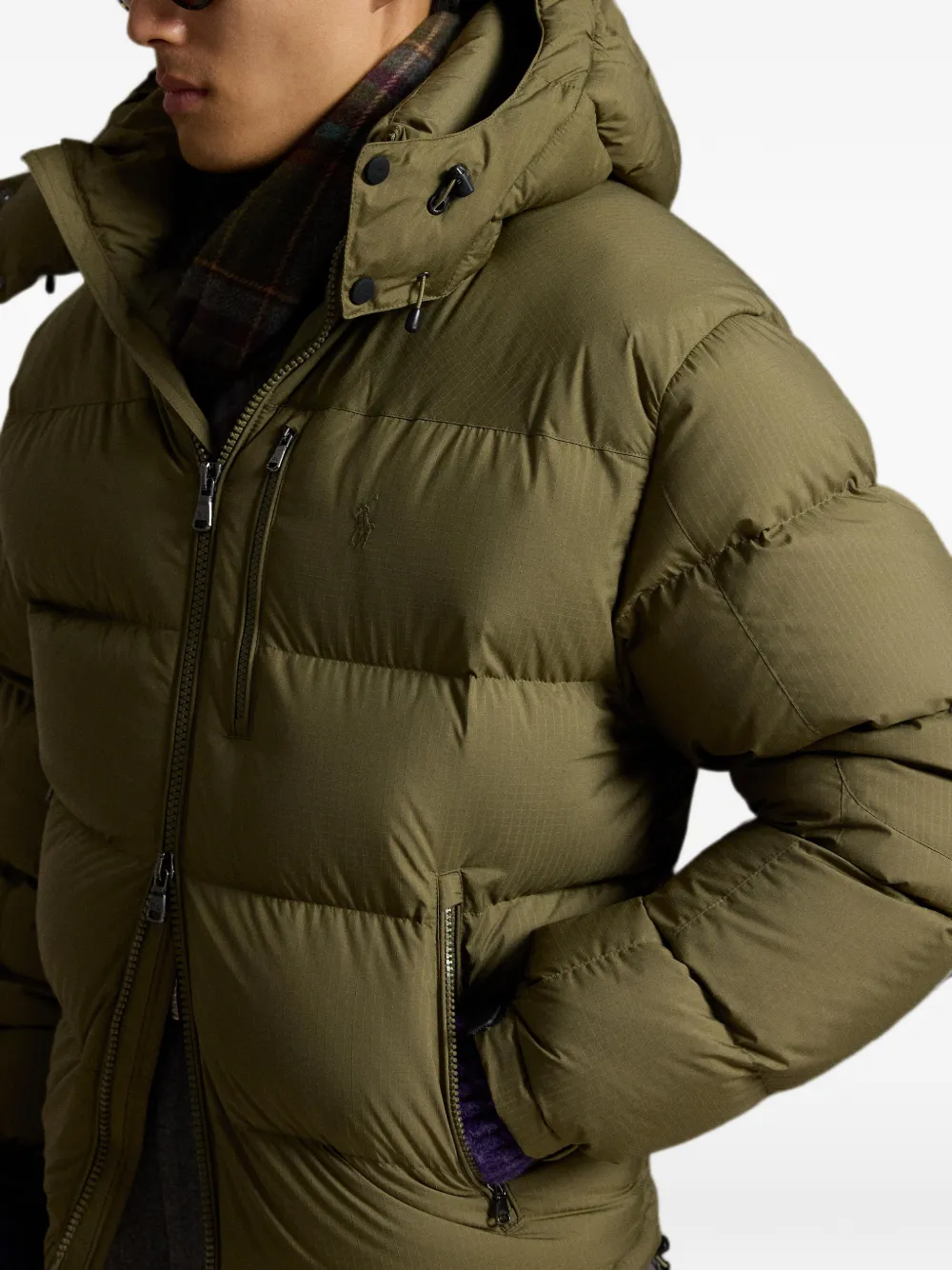 Polo Ralph Lauren Graham gewatteerd jack met capuchon Groen
