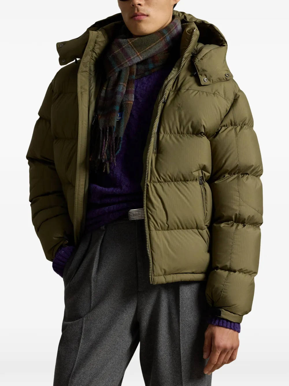 Polo Ralph Lauren Graham gewatteerd jack met capuchon Groen