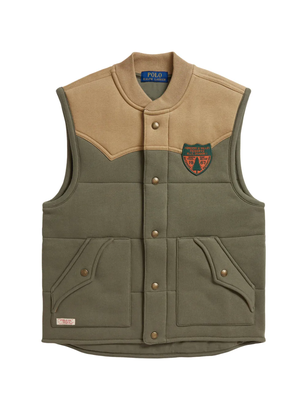 POLO RALPH LAUREN KIDS Gilet trapuntato - Verde