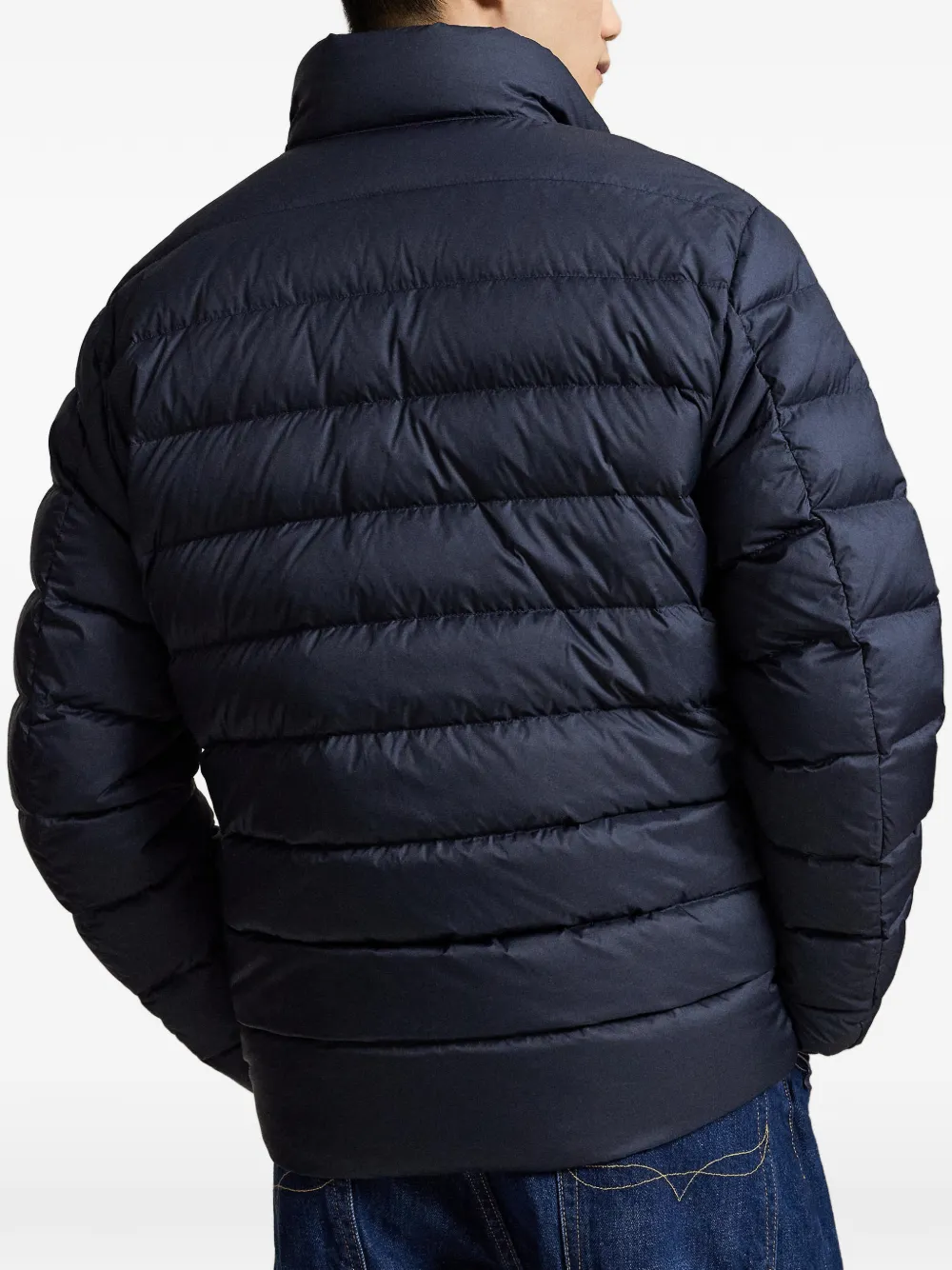 Polo Ralph Lauren Gewatteerd jack met opstaande hals Blauw