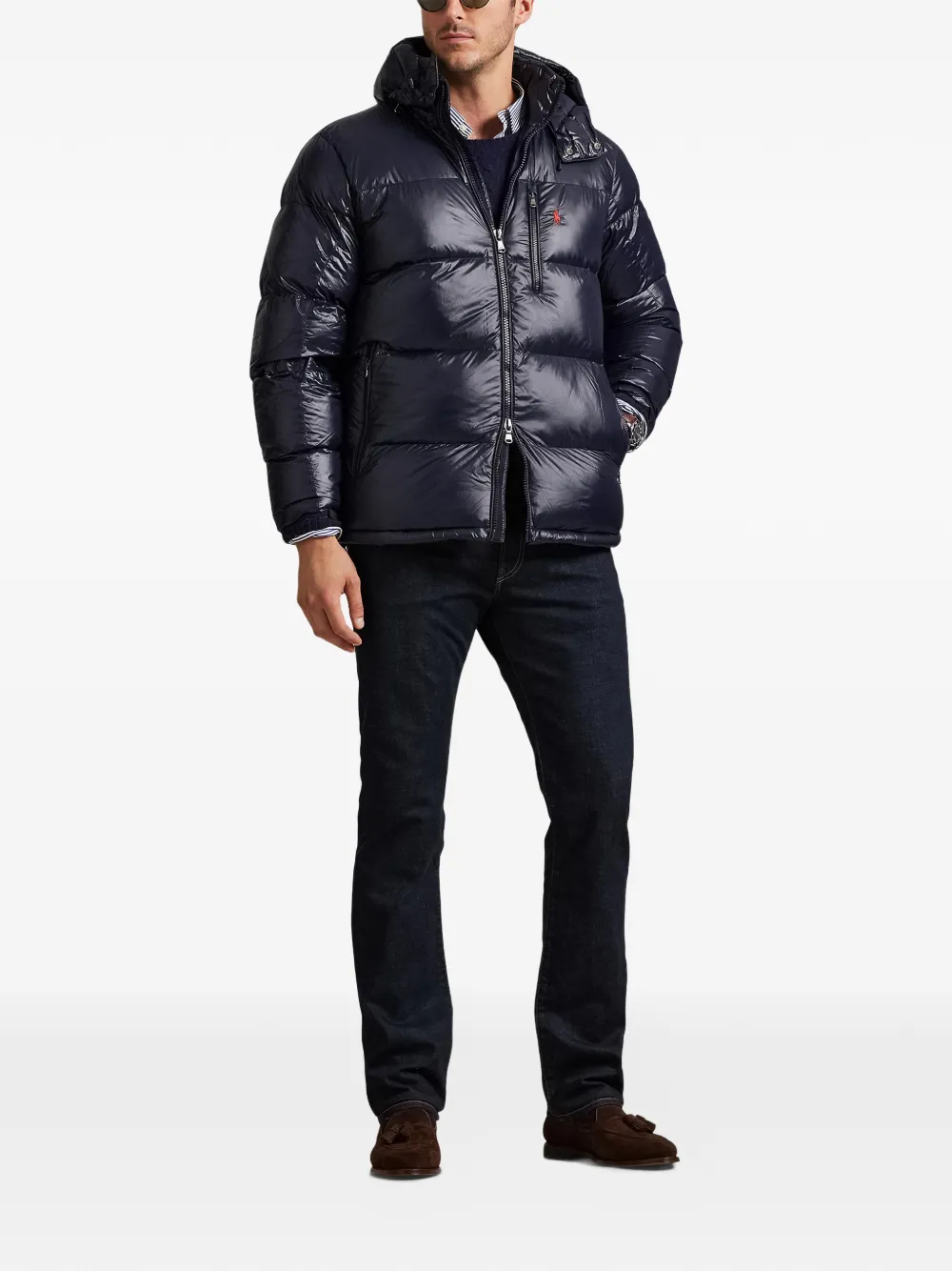 Polo Ralph Lauren Gewatteerd jack Blauw