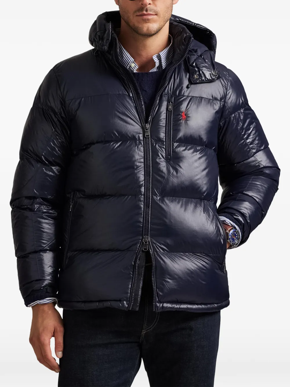 Polo Ralph Lauren Gewatteerd jack Blauw