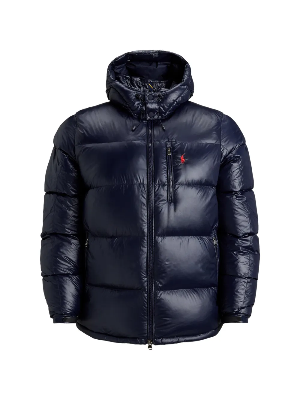 Polo Ralph Lauren Gefütterte Jacke mit abnehmbarer Kapuze - Blau