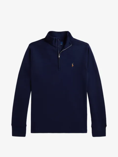 POLO RALPH LAUREN KIDS Pullover mit kurzem Reißverschluss