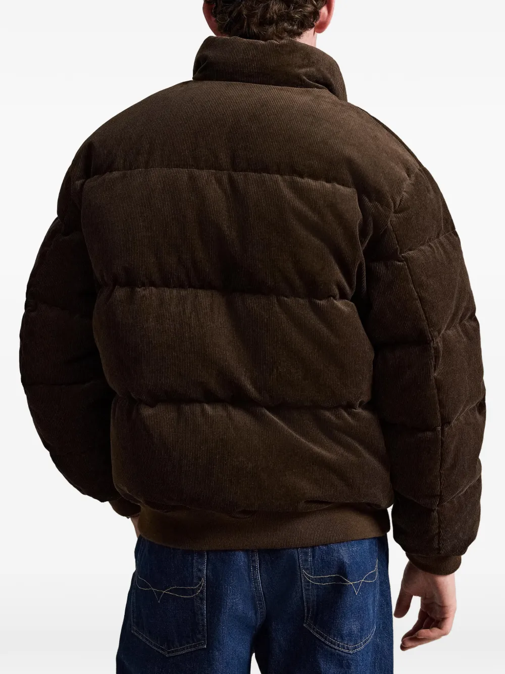 Polo Ralph Lauren Gewatteerd ribfluweel jack Bruin