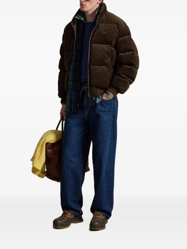 Polo Ralph Lauren Corduroy Padded Jacket | Brown | FARFETCH