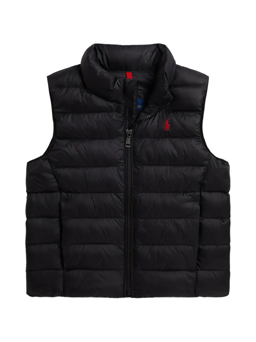POLO RALPH LAUREN KIDS quilted packable vest - Black