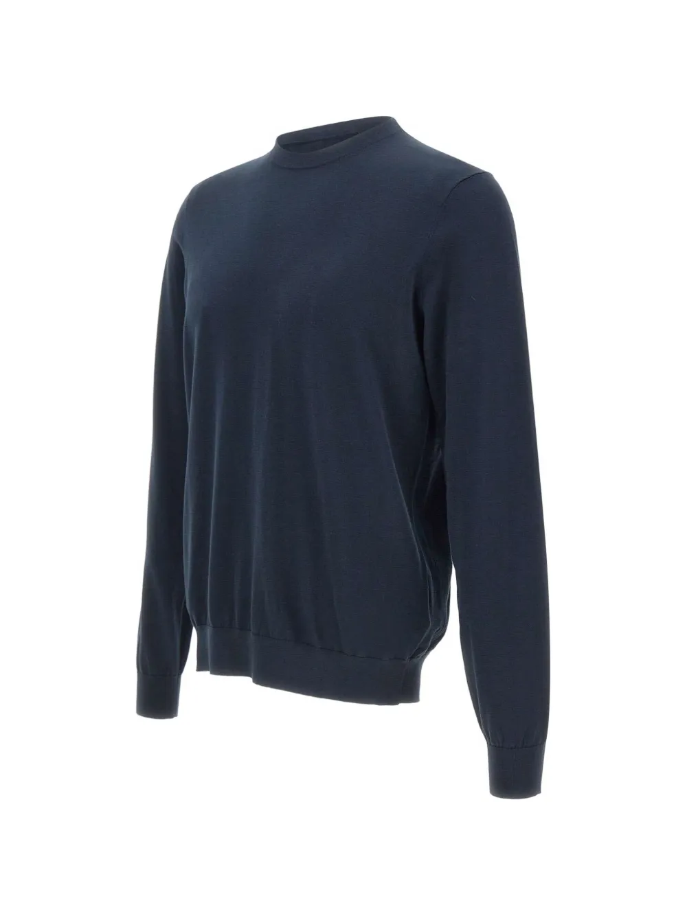  Diktat Ribbed Crew-neck Sweater - Blue 