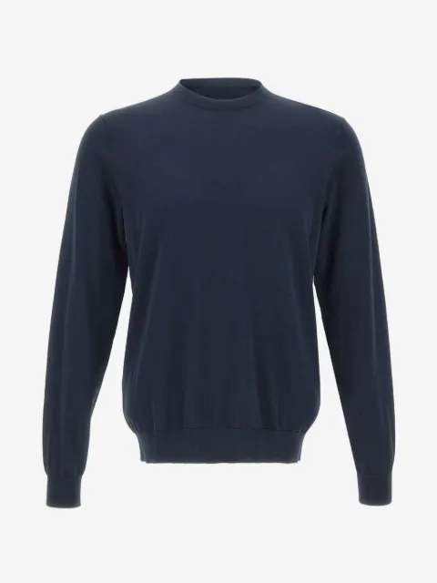 DIKTAT Geribbelde sweater met ronde hals