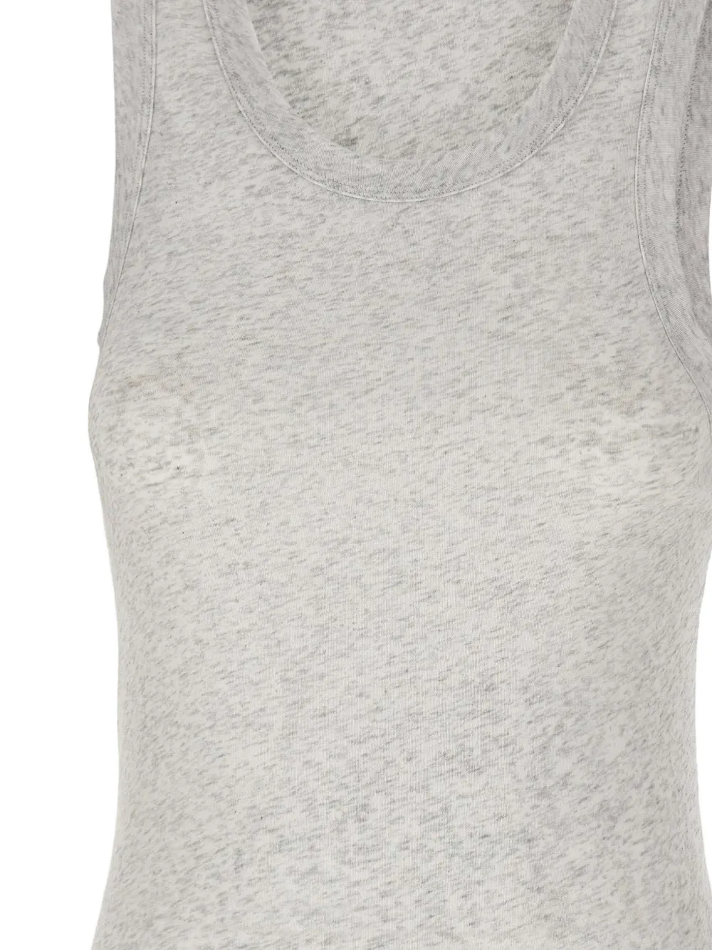 Crew Neck Sleeveless Top