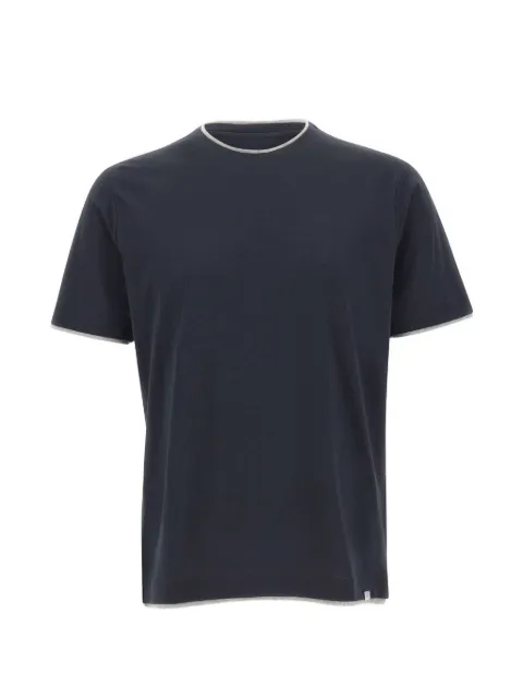 DIKTAT trims neckline T-shirt