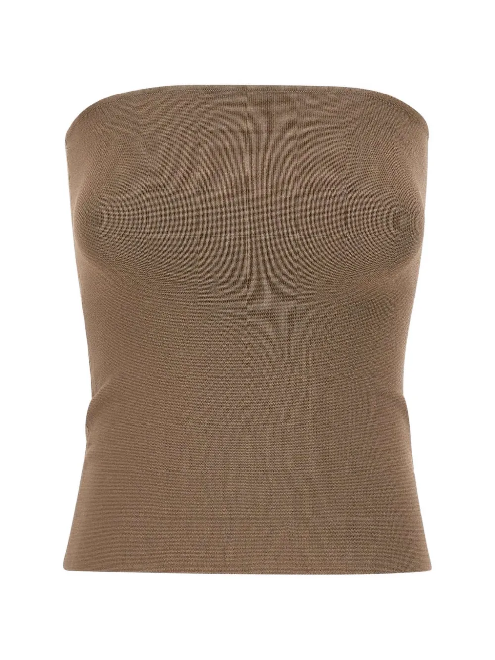 ENTIRE STUDIOS sleeveless bandeau top - Marrone