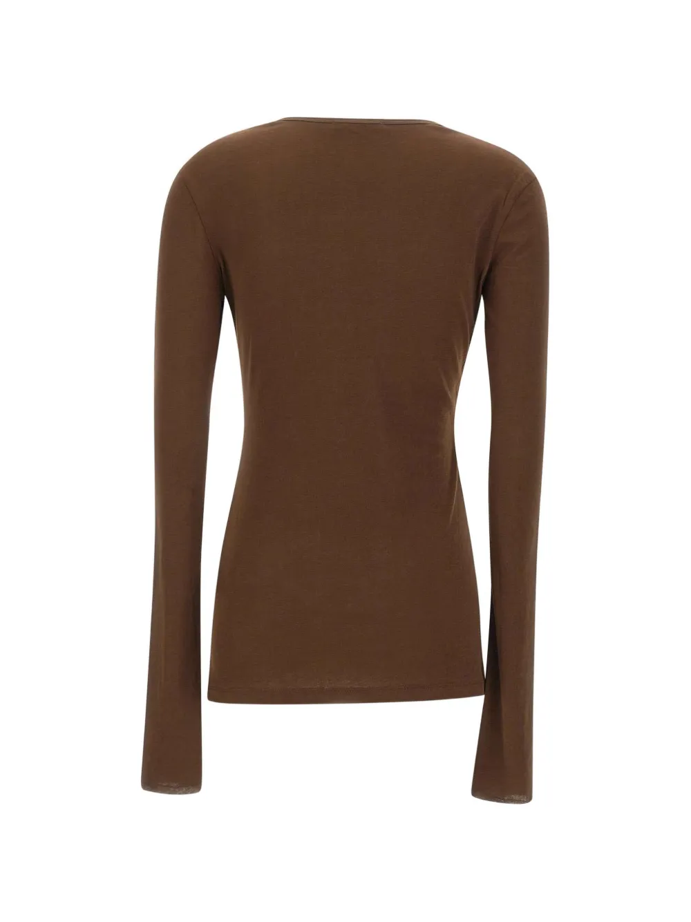 Entire Studios Sheer Long Sleeve Top - Brown 