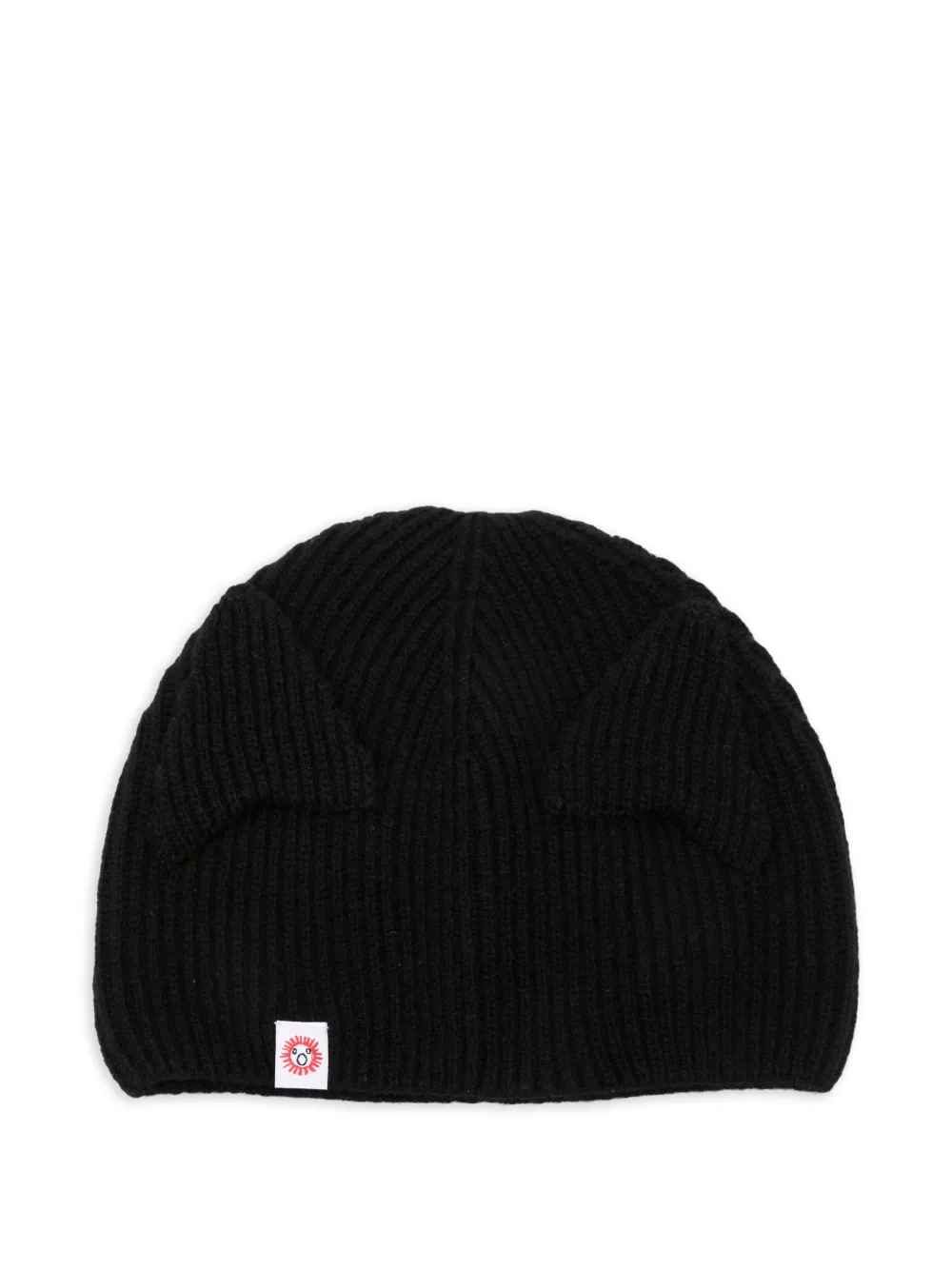 Charles Jeffrey Loverboy Ears Skull beanie hat - Nero