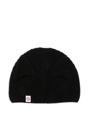 Charles Jeffrey Loverboy logo-patch chunky-knit Beanie | Black