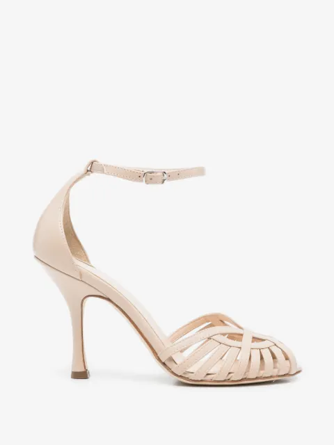 Anna F. woven strap sandals