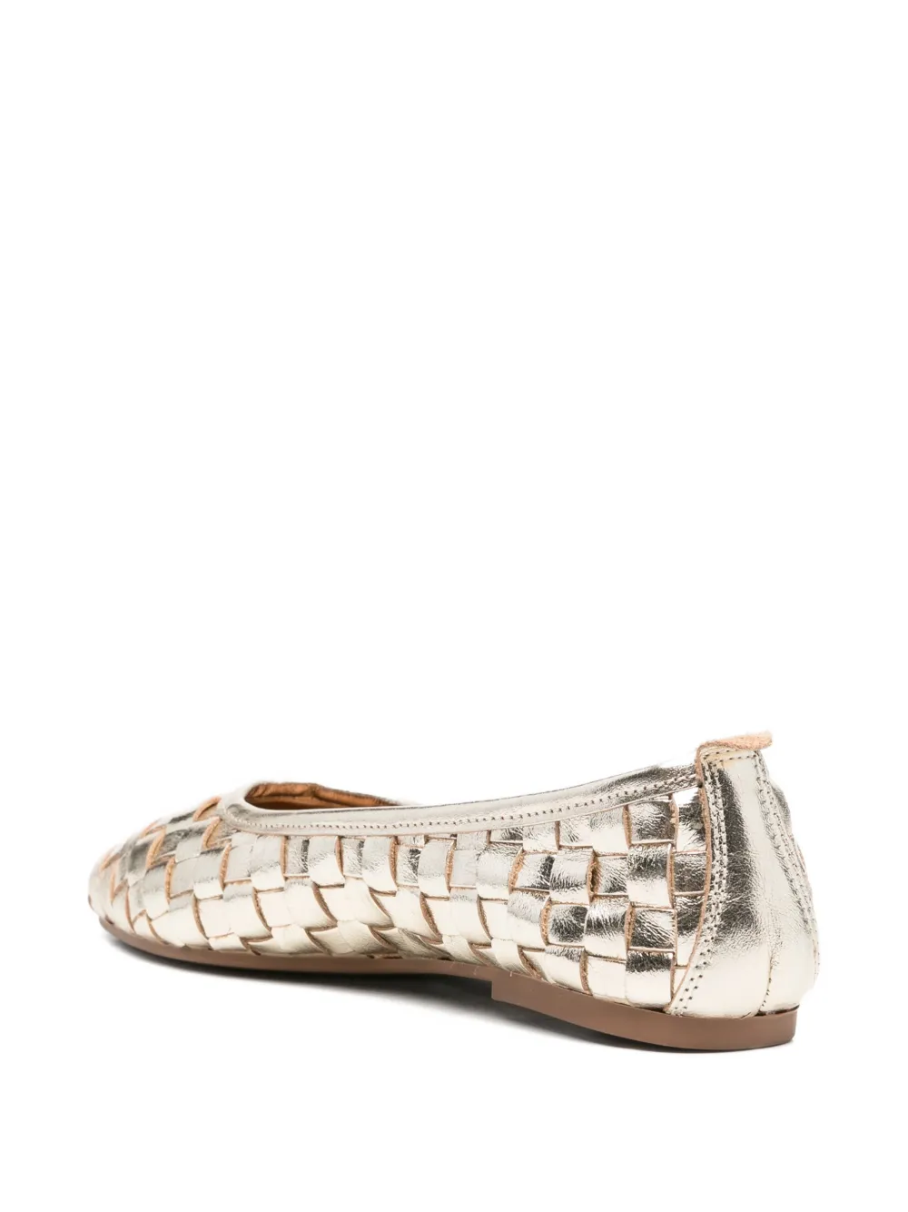 Fabio Rusconi Geweven ballerina's Goud