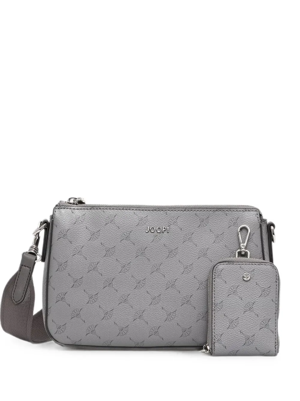 Joop Logo-pattern Cross Body Bag In White