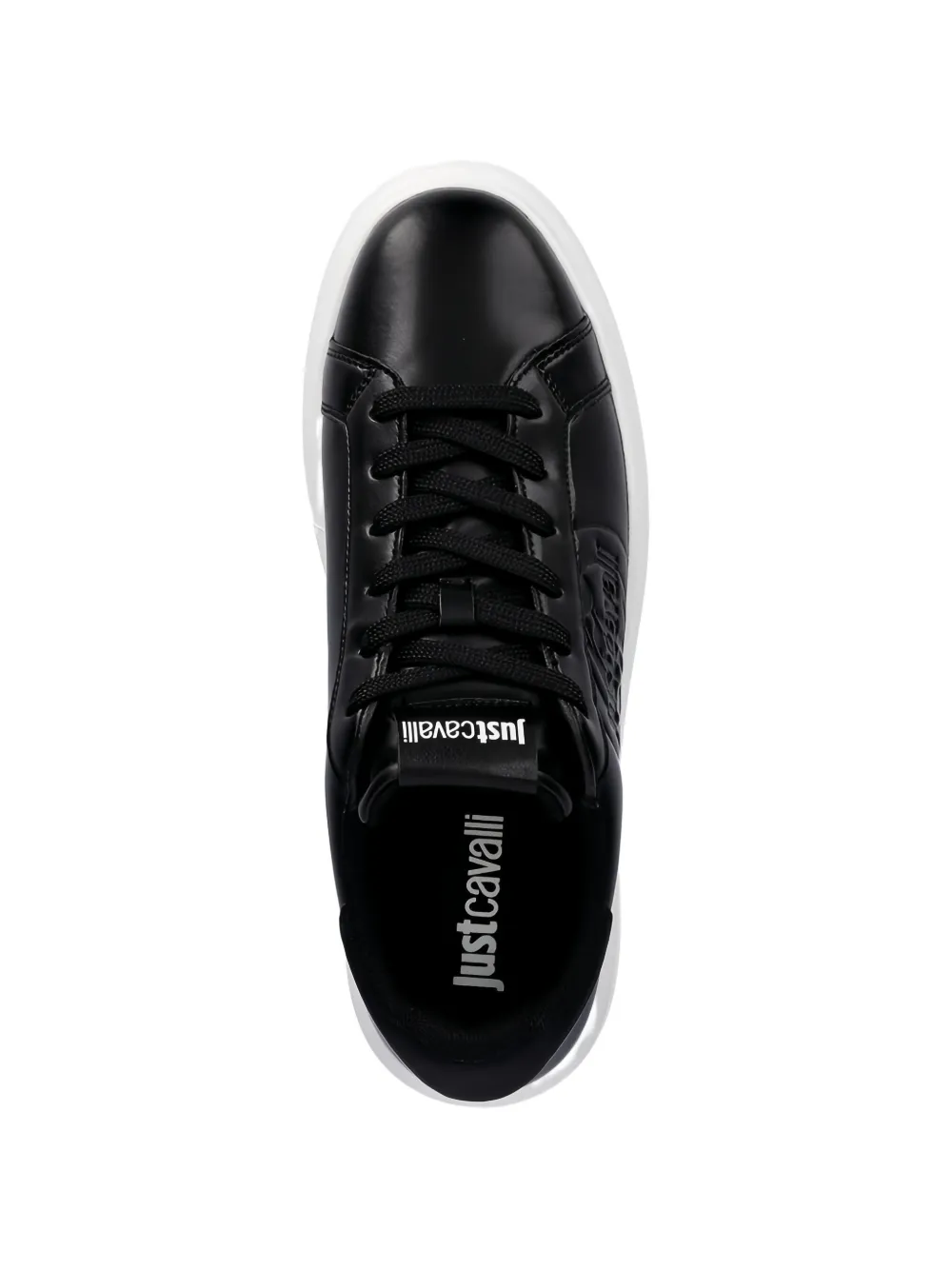 Just Cavalli Sneakers met logo-reliëf Zwart