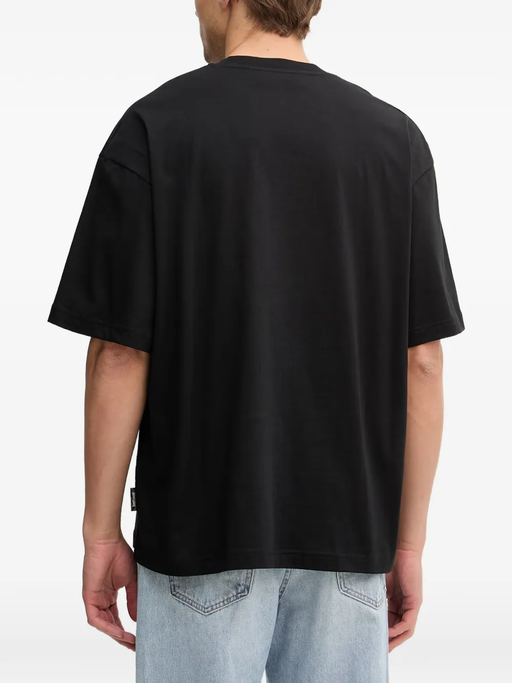 Just Cavalli T-shirt met geborduurd logo Zwart