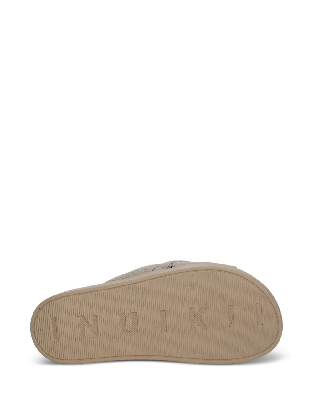 Inuikii Oversized Knot sandals Beige